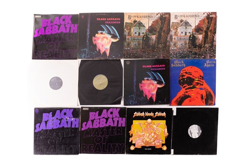 Lot 71 - Black Sabbath: nine original vinyl LPs...