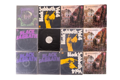 Lot 85 - Black Sabbath: fifteen original early/first...