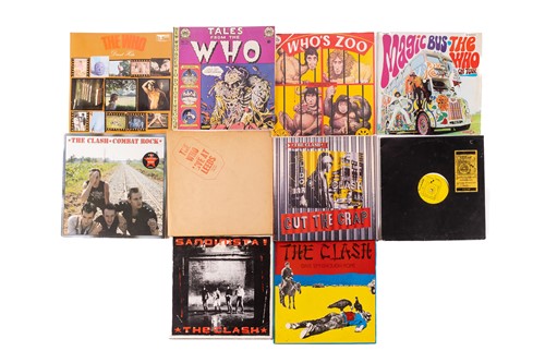 Lot 92 - The Clash/ The Who: ten original vinyl LPs...