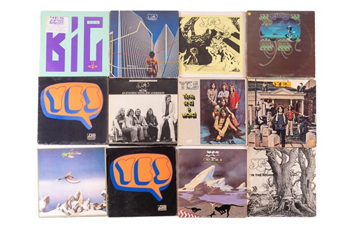 Lot 96 - Yes: a large collection of original "Yes" LPs...