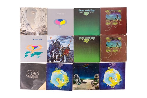 Lot 96 - Yes: a large collection of original "Yes" LPs...