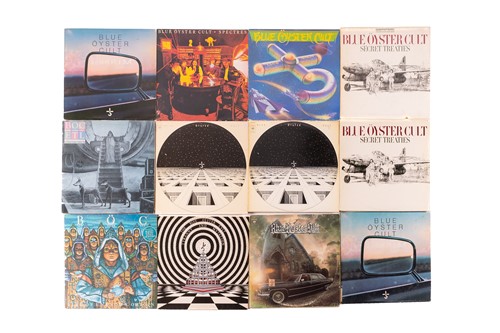 Lot 99 - Blue Oyster Cult: twenty three original vinyl...