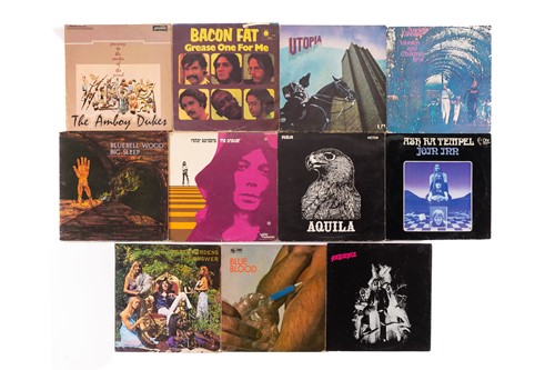 Lot 116 - Ten rare original vinyl LPs comprising...