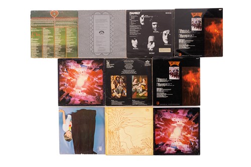 Lot 117 - Ten rare and original vinyl LPs comprising...