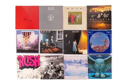 Lot 124 - Rush: twenty- four original vinyl LPs...