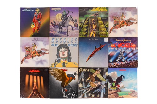 Lot 140 - Budgie: twelve original vinyl LPs comprising...