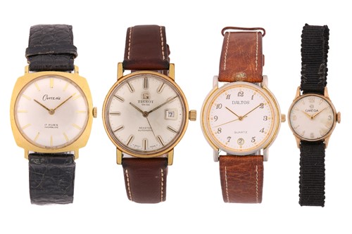 Lot 316 - Four watches, An Omega, A Tissot, A Daltos and...