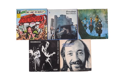 Lot 144 - Groundhogs: five original vinyl LPs comprising...