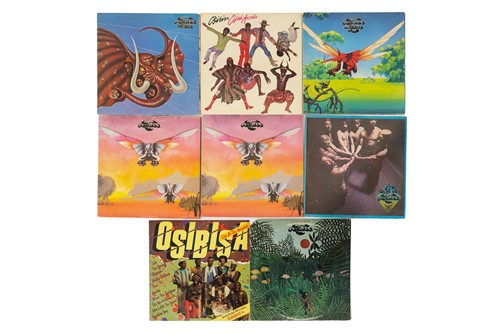 Lot 147 - Osibisa: eight original vinyl LPs comprising...