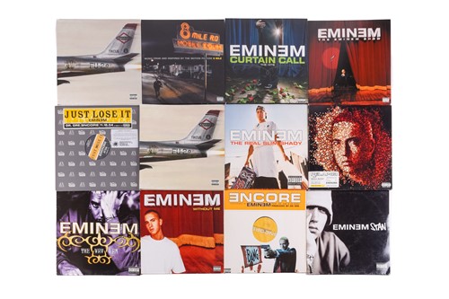 Lot 158 - Eminem: thirty-two original vinyl records,...