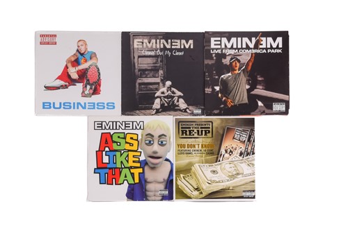 Lot 158 - Eminem: thirty-two original vinyl records,...