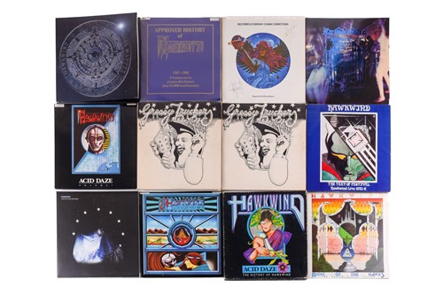 Lot 160 - Hawkwind interest: thirty-two vinyl LPs...