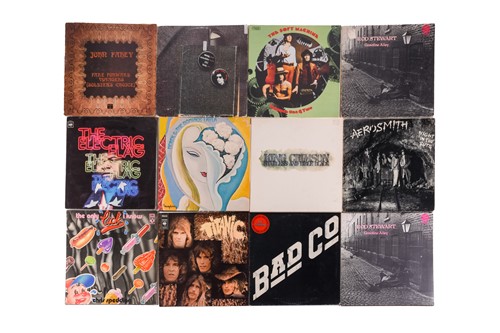 Lot 182 - A collection of Rock vinyl LPs comprising two...