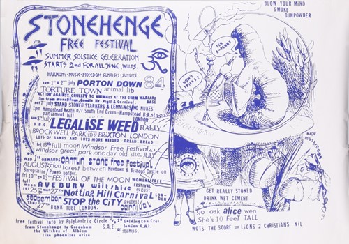 Lot 240 - A collection of "Stonehenge Free Festival"...
