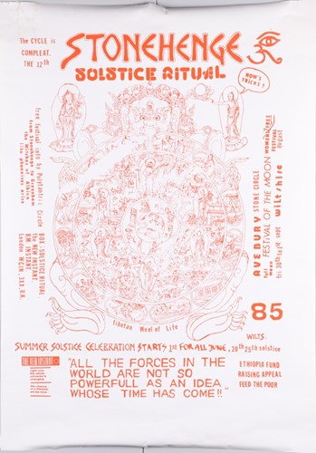 Lot 240 - A collection of "Stonehenge Free Festival"...