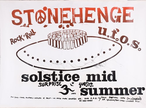 Lot 240 - A collection of "Stonehenge Free Festival"...