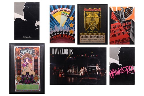 Lot 211 - Hawkwind: a collection of original posters...