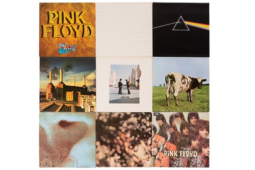 Lot 199 - Pink Floyd, nine original vinyl albums,...