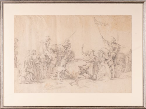 Lot 72 - After Salvator Rosa, 18th-century pencil...