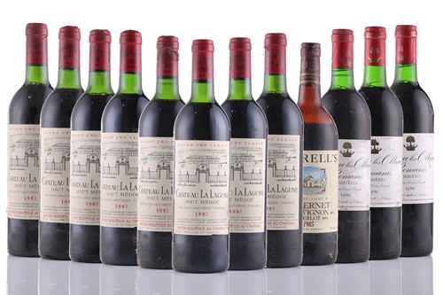 Lot 578 - Twelve bottles of mixed red wine, comprising...