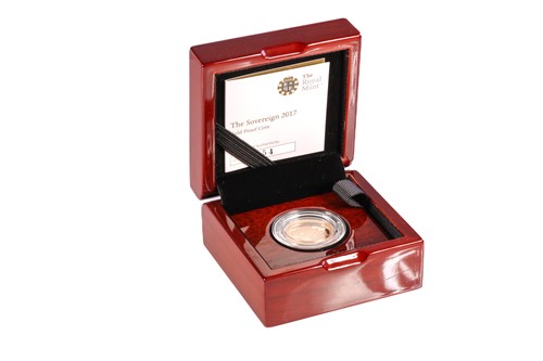 Lot 397 - Elizabeth II gold proof The Sovereign, 2017,...