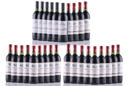 Lot 577 - Twenty-two bottles of 1996 Chateau Labadie...