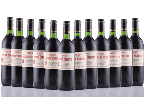 Lot 595 - Twelve bottles of 1995 Domaine de la Grande...