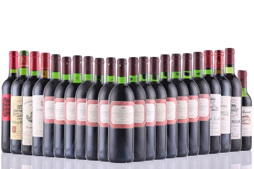 Lot 594 - Twenty-two bottles of assorted Bordeaux wine,...