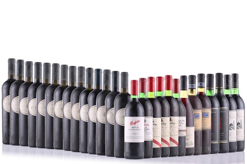 Lot 600 - Twenty-seven bottles of Australian red wine,...