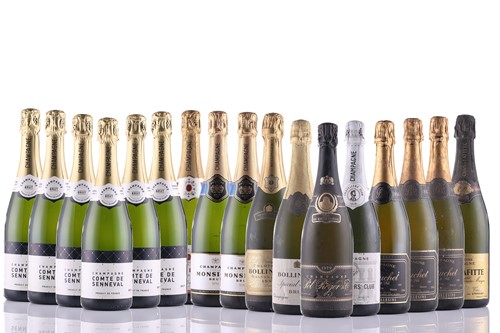 Lot 590 - A bottle of 1985 Bollinger Champagne, together...