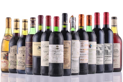 Lot 584 - Fourteen bottles of assorted wine, comprising...