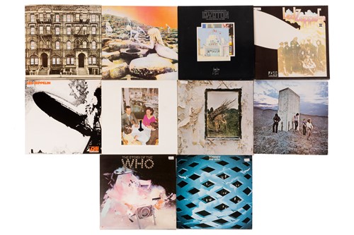 Lot 630 - Led Zeppelin, seven original vinyl albums,...