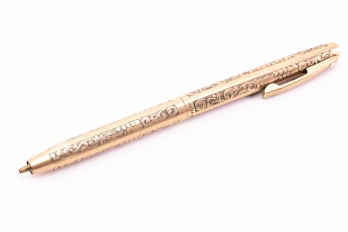 Lot 275 - A Mabie Todd & Co 'Swan' 9k gold fountain pen,...