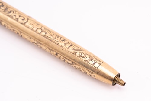 Lot 275 - A Mabie Todd & Co 'Swan' 9k gold fountain pen,...