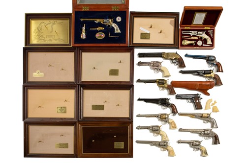 Lot 629 - A cased replica American Civil war confederate...