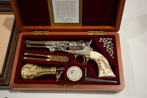 Lot 629 - A cased replica American Civil war confederate...