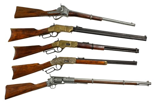 Lot 624 - A group of five American Western-era replica...