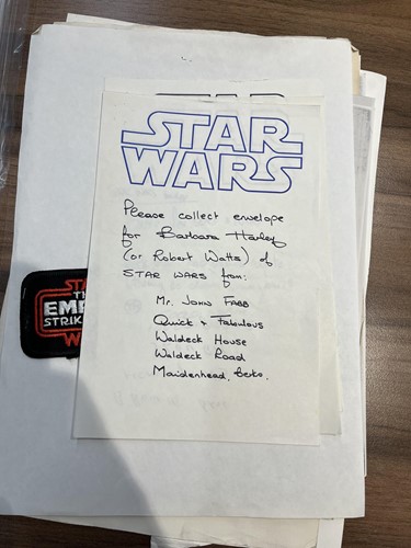Lot 633 - Star Wars: a rare collection of original...