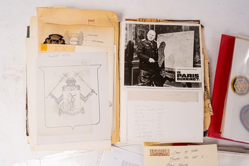Lot 606 - A large and varied archive of film and...