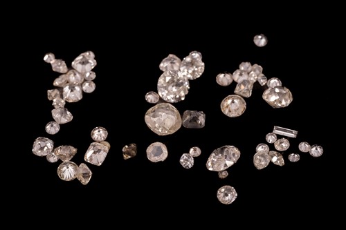 Lot 222 - 3.32ct Melee parcel of loose diamonds various...