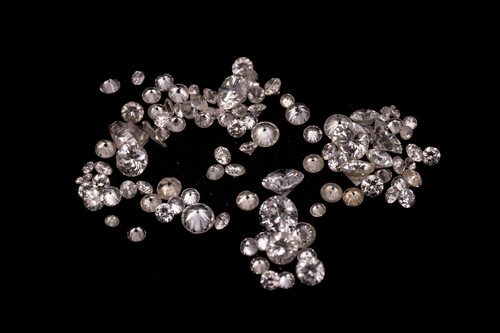 Lot 23 - 2.02ct Melee parcel of loose diamonds mainly...