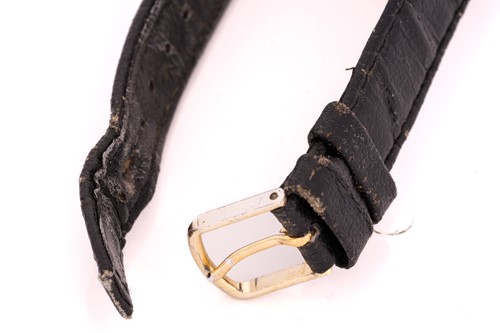 Lot 402 - An 18ct gold Omega Genève wristwatch,...
