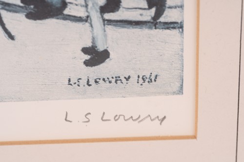Lot 62 - L S Lowry (1887 - 1976), Level Crossing,...