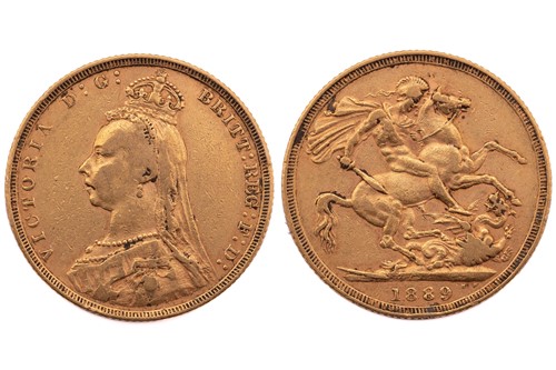 Lot 175 - A Victoria Jubilee head sovereign, dated 1889.