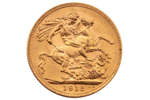 Lot 166 - A George V sovereign, dated 1912.