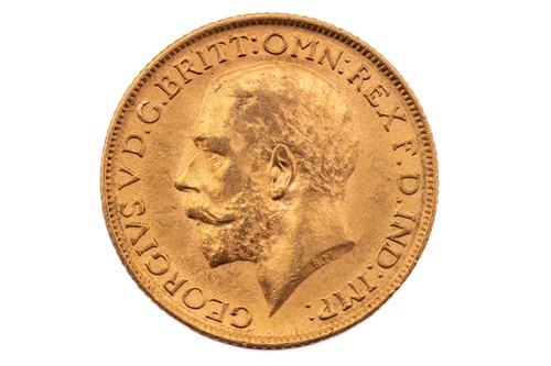 Lot 166 - A George V sovereign, dated 1912.