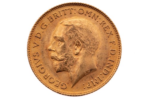 Lot 191 - A George V half sovereign, dated 1913.