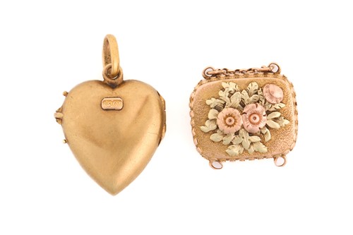 Lot 204 - Two Victorian lockets, to include a...