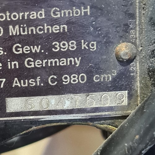Lot 126 - A 1979 (T) BMW R100/7 (980cc) motorcycle,...