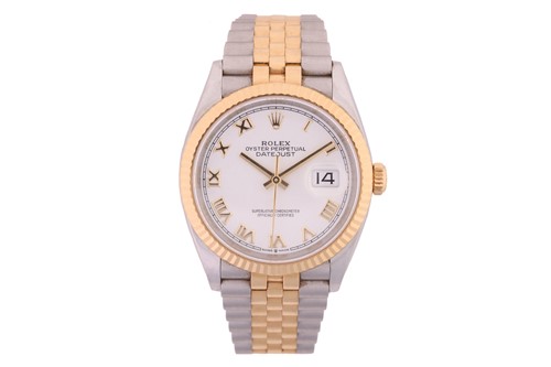 Lot 391 - A Rolex Datejust 36, featuring an automatic...